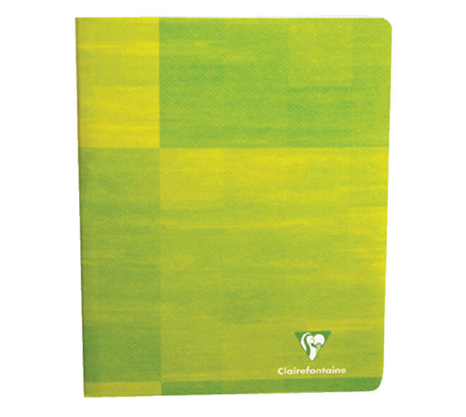 Schrift Clairefontaine 165x210mm lijn 72 pagina's 80gr assorti