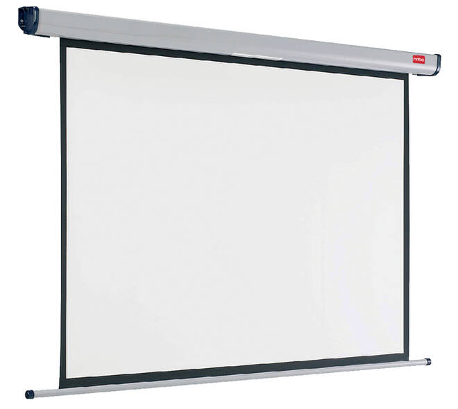 Projectiescherm Nobo wandmodel 240x180cm elektrisch