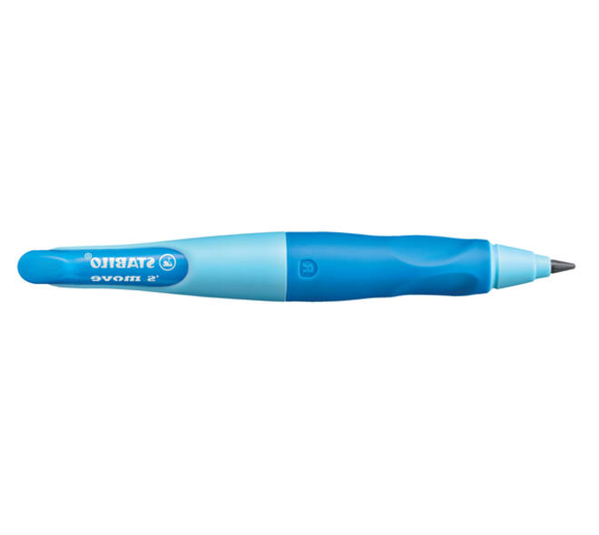 Vulpotlood STABILO Easyergo HB 3.15mm links bl/dblauw slijper blister