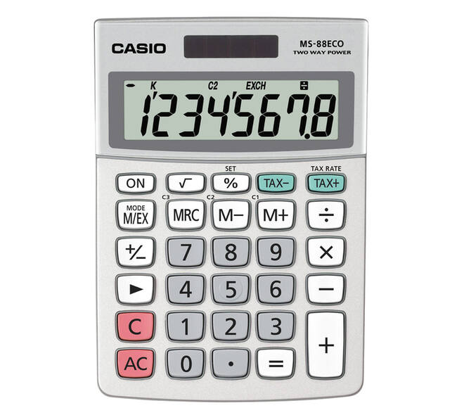 Rekenmachine Casio MS-88ECO