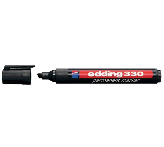 Viltstift edding 330 schuin 1.5-5mm zwart