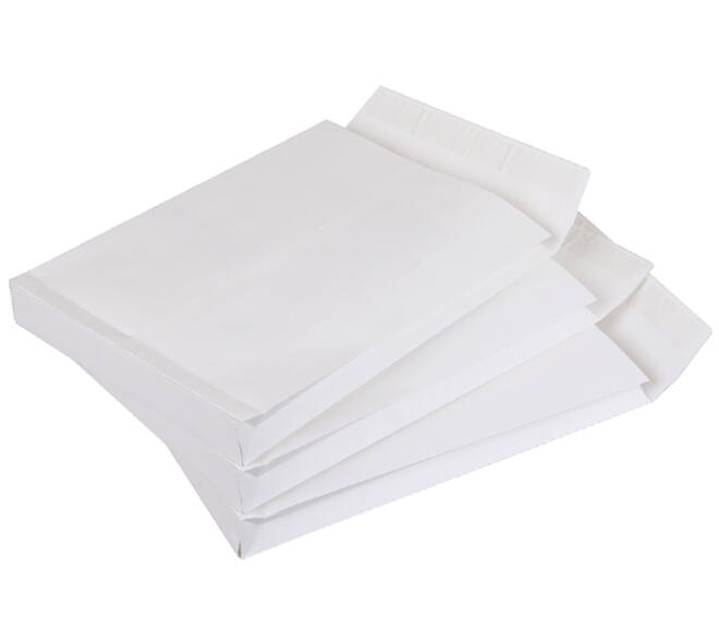 Envelop Quantore monsterzak 229x324x38mm zelfklevend wit 10 stuks