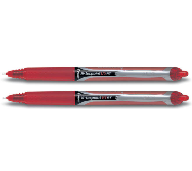 Rollerpen PILOT Hi-Tecpoint V5 RT fijn rood