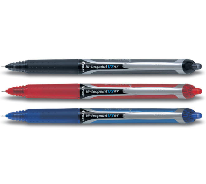 Rollerpen PILOT Hi-Tecpoint V7 RT medium zwart