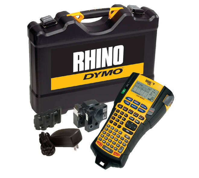 Labelprinter Dymo Rhino 5200 industrieel abc 19mm geel in koffer