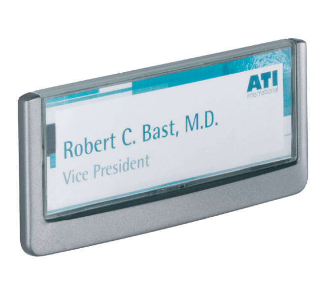 Deurbordje Durable Click sign 149x52,5mm grafiet