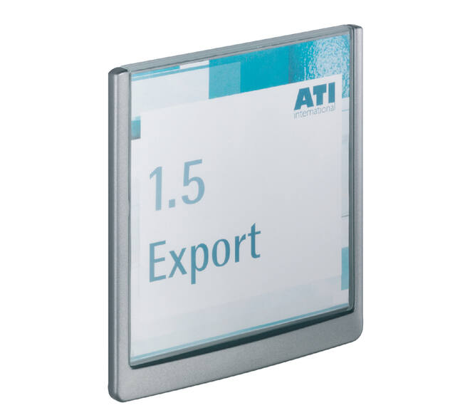 Deurbordje Durable Click sign 149x148,5mm grafiet