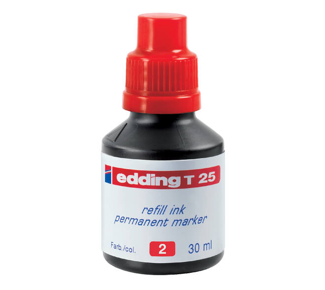 Viltstiftinkt edding T25 rood