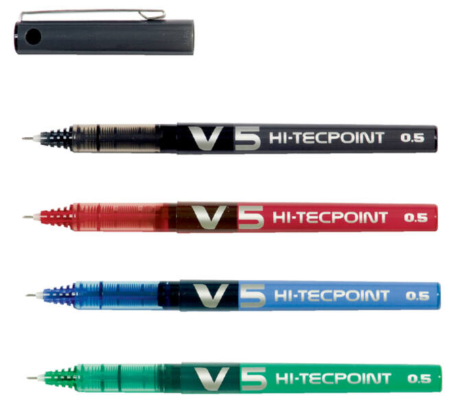 Rollerpen PILOT Hi-Tecpoint V5 fijn rood