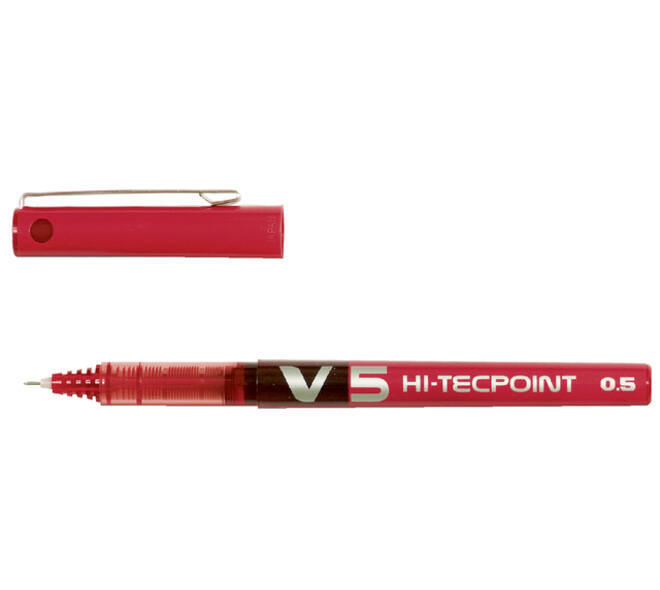 Rollerpen PILOT Hi-Tecpoint V5 fijn rood