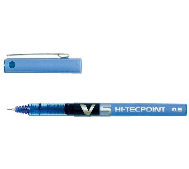 Rollerpen PILOT Hi-Tecpoint V5 fijn blauw