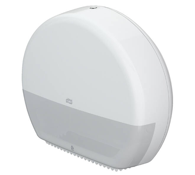 Toiletpapierdispenser Tork T1 Elevation jumbo wit 554000