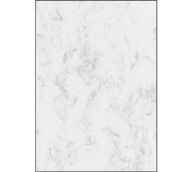 Designpapier Sigel A4 90gr marmer grijs pak à 100 vel