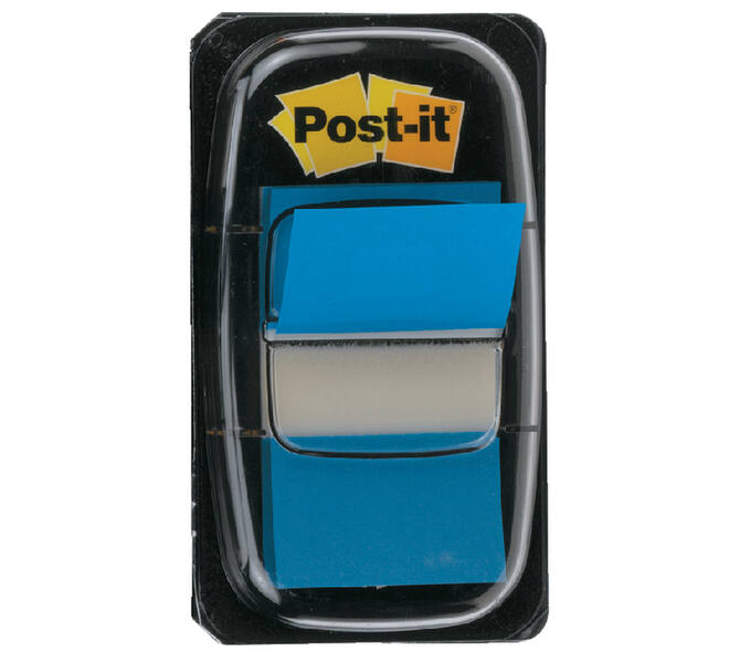 Indextabs Post-it 680 25.4x43.2mm blauw 50 tabs