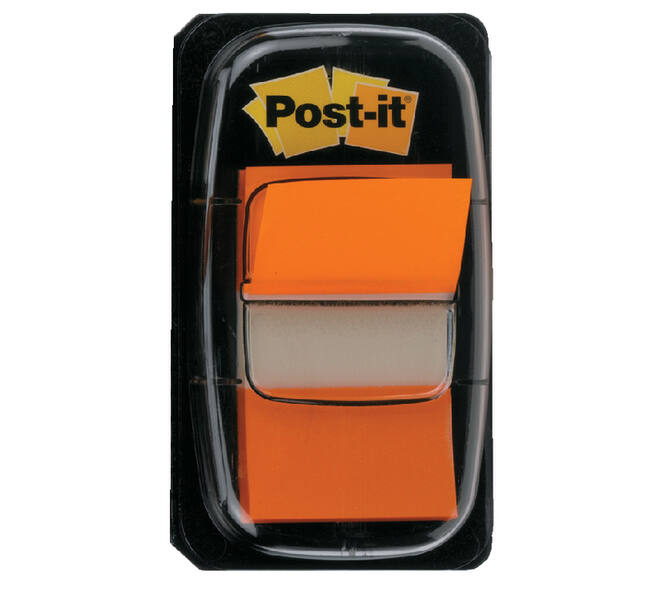 Indextabs Post-it 680 25.4x43.2mm oranje 50 tabs