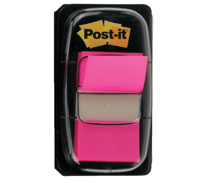 Indextabs Post-it 680 25.4x43.2mm felroze 50 tabs