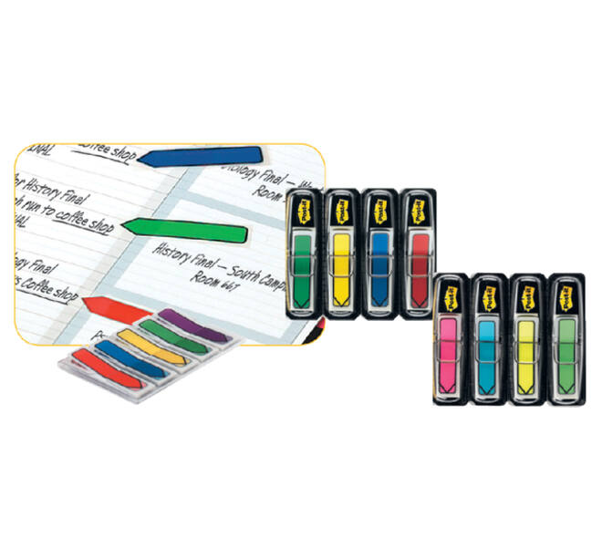 Indextabs Post-it 684 11.9x43.1mm pijl assorti 96 tabs