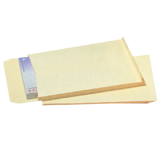 Envelop Quantore monsterzak 262x371x38mm zelfklevend creme 125 stuks