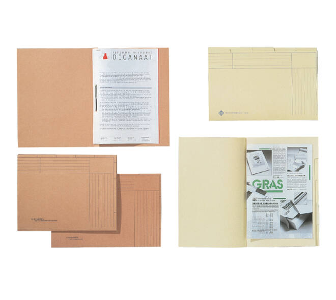 Binnenmap Djois met tabs folio beige