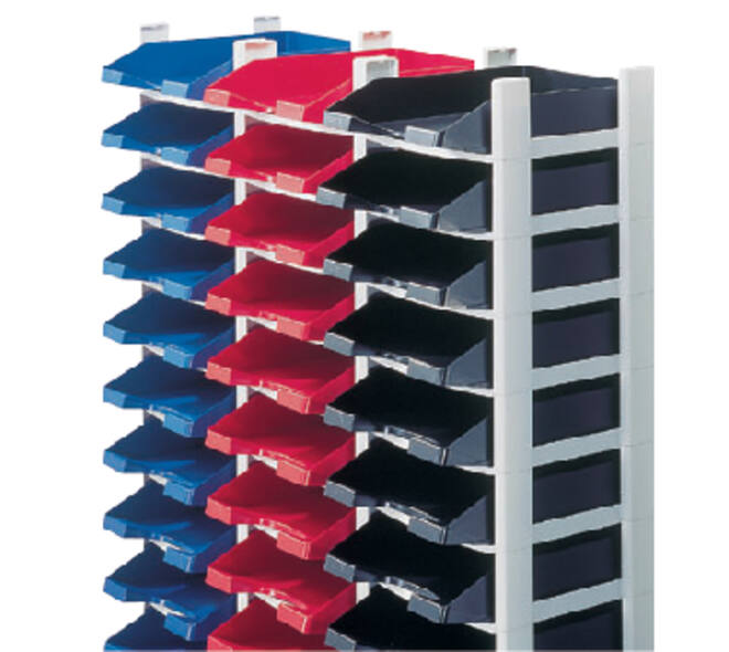 Brievenbak Leitz Plus stapelelement grijs