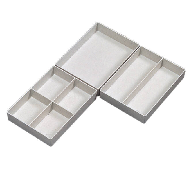 Inzetbak Djois halfhoog 30x122x168mm 1-vaks grijs