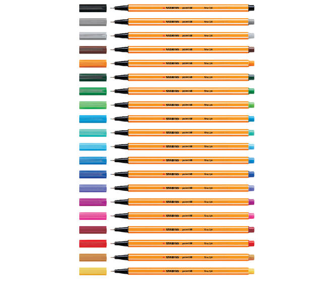 Fineliner STABILO point 88/32 fijn ultramarijnblauw