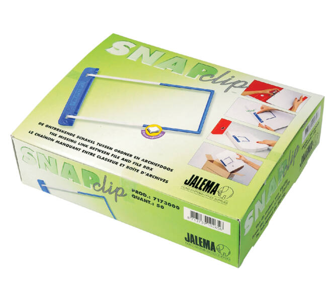 Bundelmechaniek Djois  Snapclip blauw