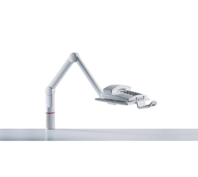 Telefoonarm Novus talkmaster lichtgrijs