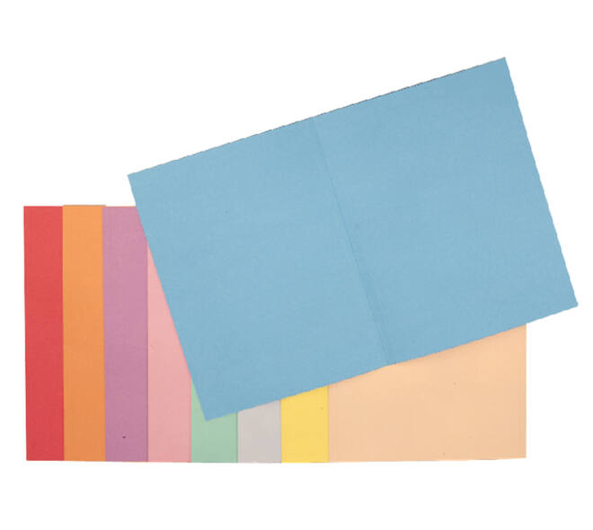Vouwmap Esselte A4 met overslag manilla 180gr blauw
