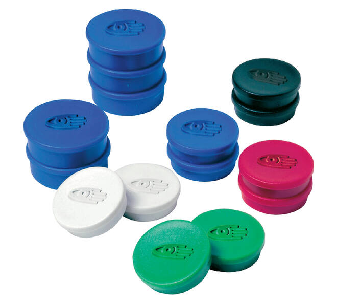 Magneet Legamaster 20mm 250gr wit 10 stuks