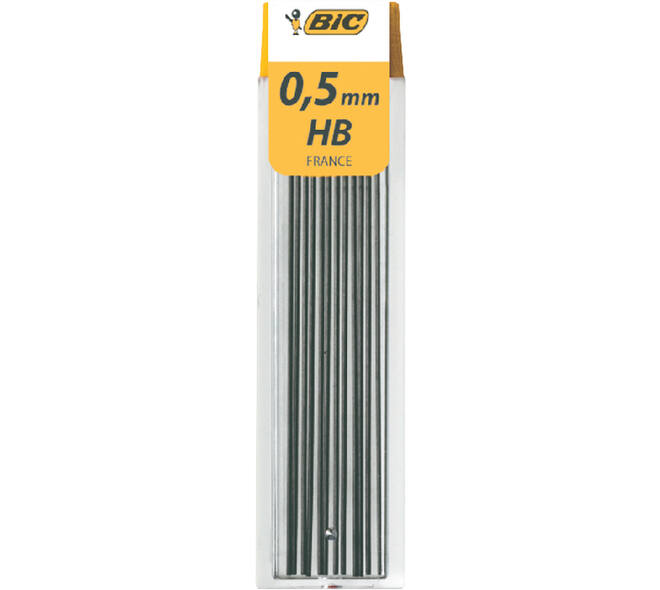Potloodstift Bic HB 0.5mm koker à 12 stuks