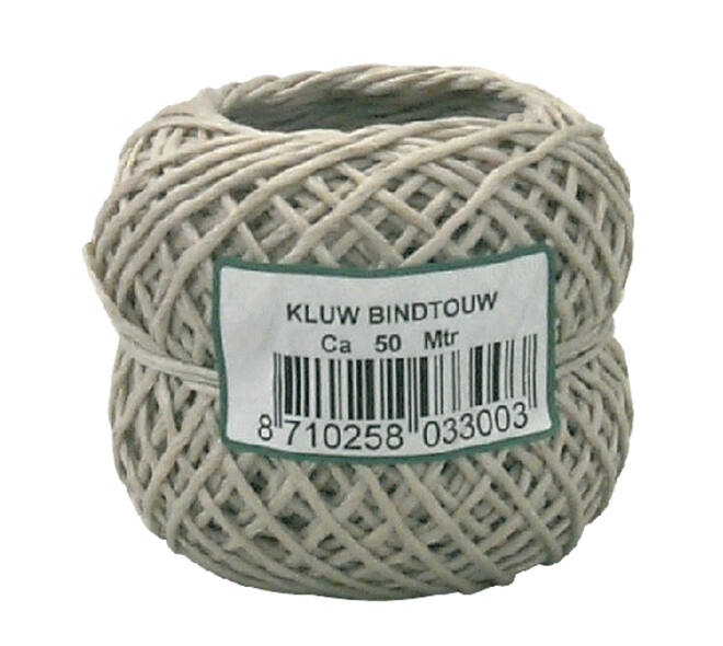 Henneptouw Muller 2-draads ca 50 meter