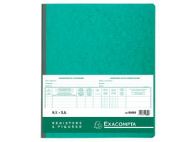 Register Piqure aandeelhouder NV/SA 250x320mm 80vel groen