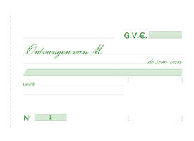Ontvangstbewijzen Exacompta Manifold dupli 50vel Nl