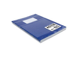 Schrift  SOHO Basic A4 ruit 5x5mm 80 pagina's 60gr assorti 5 stuks