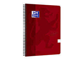 Spiraalblok Oxford Touch A4 lijn 140 pagina's 80gr rood