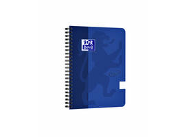 Spiraalblok Oxford Touch A5 lijn 140 pagina's 80gr blauw