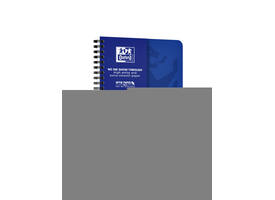 Spiraalblok Oxford Touch A5 lijn 140 pagina's 80gr blauw