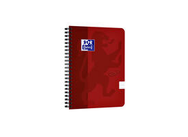 Spiraalblok Oxford Touch A5 lijn 140 pagina's 80gr rood