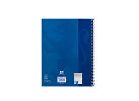 Collegeblok Oxford A4+ muziek 4-gaats 100 pagina's 80gr blauw