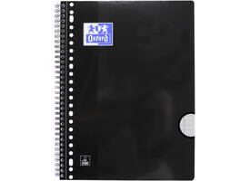 Collegeblok Oxford School A4+ lijn 23-gaats 160 pagina's 80gr voordeelpak assorti 3 stuks