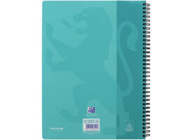 Collegeblok Oxford School A4+ lijn 23-gaats 160 pagina's 80gr voordeelpak assorti 3 stuks