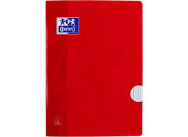 Schrift Oxford School A4 ruit 5x5mm 72 pagina's 80gr assorti