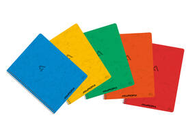 Schrift Aurora 210x165mm lijn 120 pagina's 80gr assorti