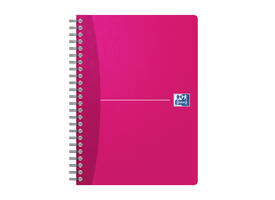 Spiraalblok Oxford Essentials A5 lijn 180 pagina's 80gr assorti