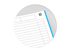 Collegeblok Oxford Office Essentials Europeanbook A4+ 4-gaats 120 pagina's assorti