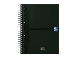 Collegeblok Oxford Office Essentials Europeanbook A4+ 4-gaats 120 pagina's assorti