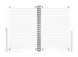 Indexboek Oxford Urban Mix A5 90vel alfabet lijn