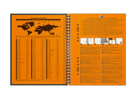 Spiraalblok Oxford International Notebook A5+ ruit 160 pagina's