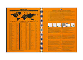 Spiraalblok Oxford International Notebook A4+ ruit 5mm